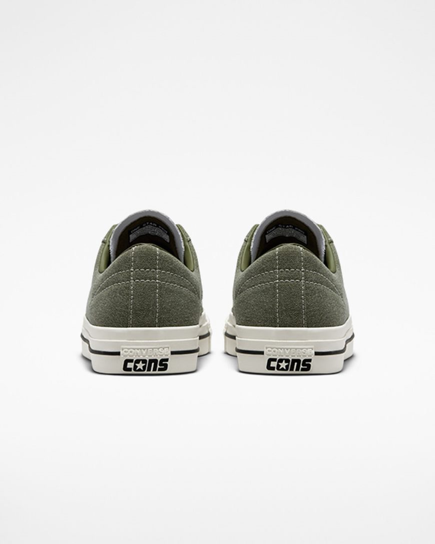 Bascheți Barbati Converse CONS One Star Pro Workwear Masline Verzi Negrii | RO VZILE075